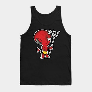 Lil' Devil Tattoo Design Tank Top